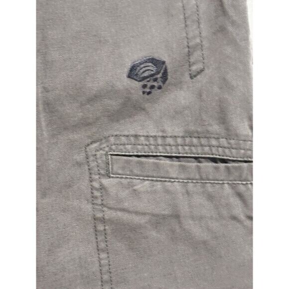 Mountain Hardwear Men Sz 36x32 Gray Pants Outdoor Hiking Cargo Chore utility - Picture 4 of 8